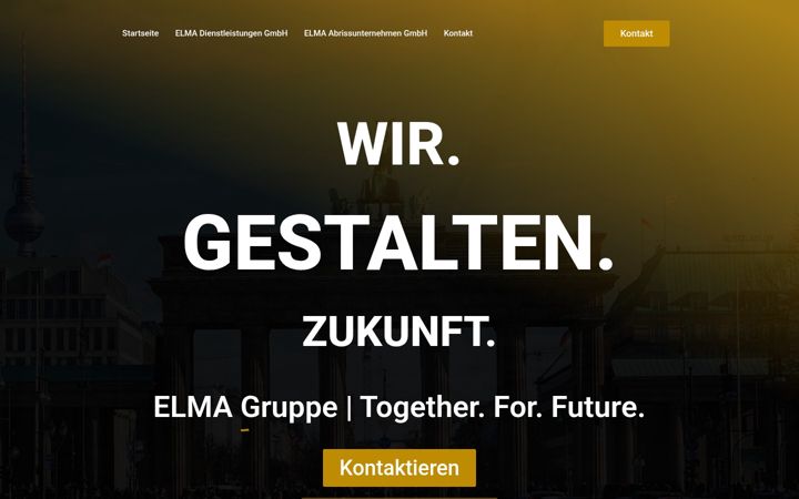 Ekrano kopija elma-gruppe.de