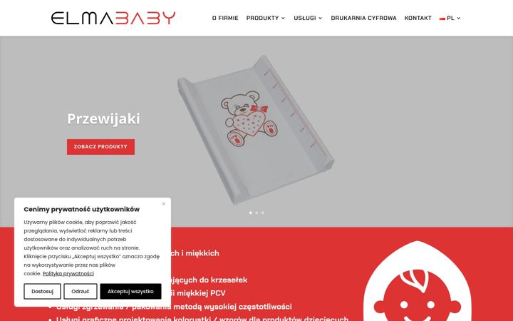 Snímek obrazovky elmababy.pl