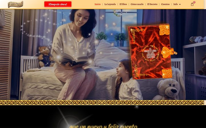Screenshot of elmagicolibrodelosinfinitoscuentos.com