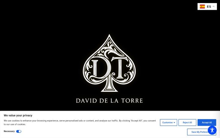 Screenshot of elmagodaviddelatorre.com