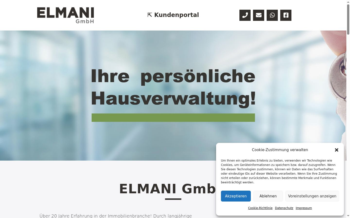 Screenshot tal-banner tal-kunsens muri qabel kwalunkwe interazzjoni