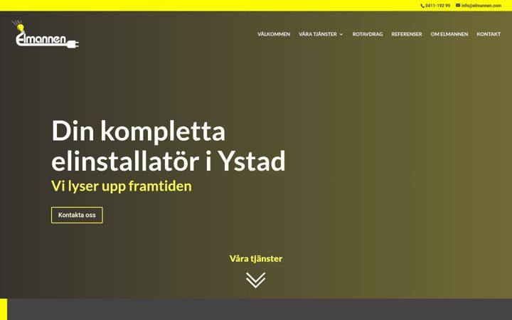 Screenshot of elmannen.com