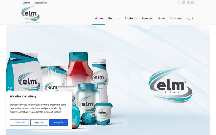 Screenshot of elmaraghy.com