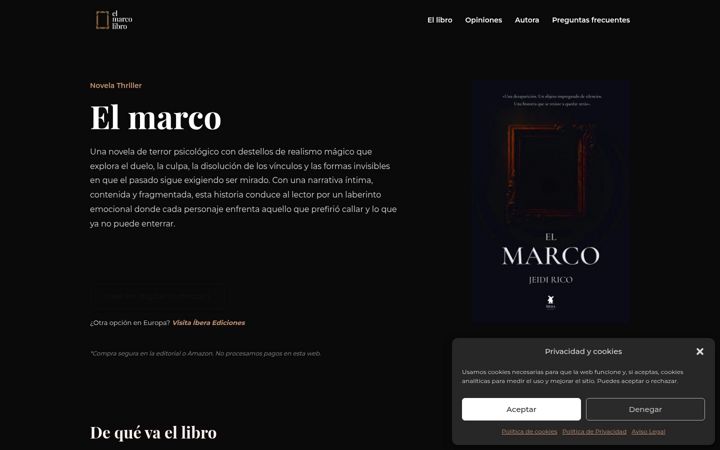Screenshot of elmarcolibro.com