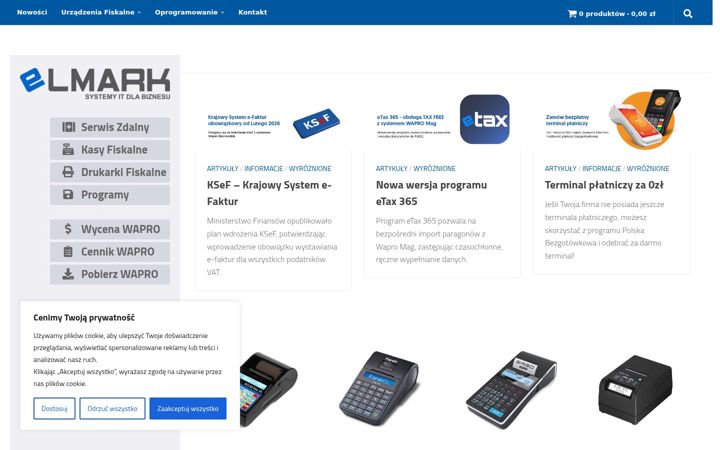 Snímek obrazovky elmark24.pl