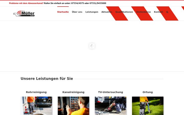 Screenshot von elmarmuellergmbh.de