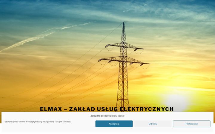 Snímek obrazovky elmax-cyfer.pl