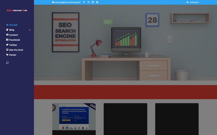 Screenshot ta' elmcreationweb.fr