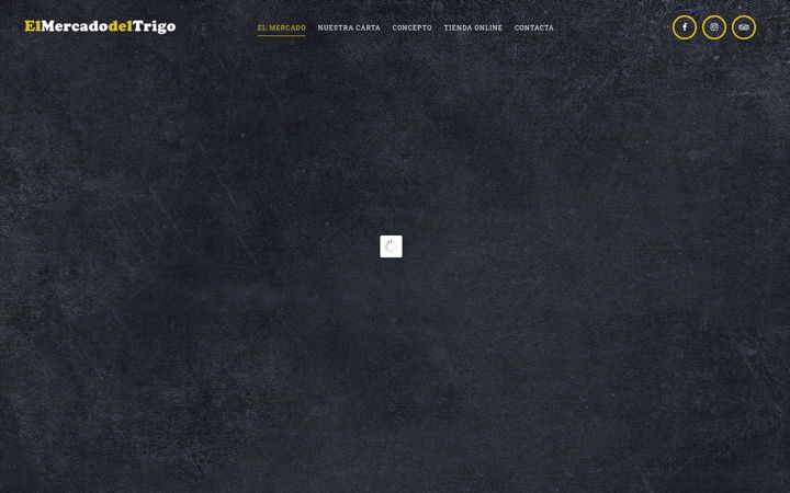 Screenshot of elmercadodeltrigo.com