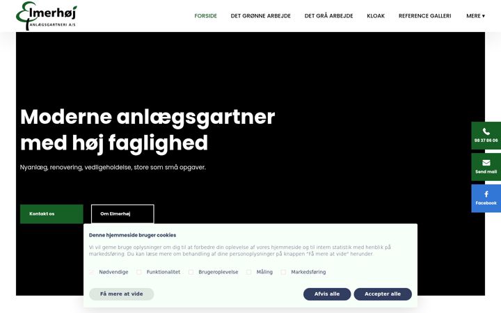 Screenshot di elmerhoej.dk