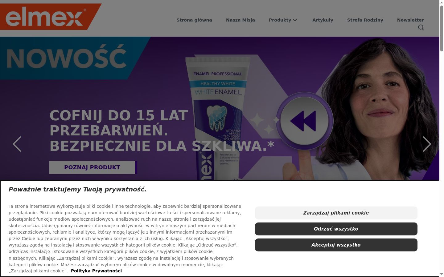 Sutikimo reklamjuostės, rodytos prieš bet kokią sąveiką, ekrano kopija