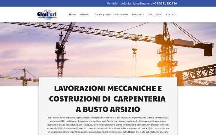 Screenshot von elmicostruzionimeccaniche.it