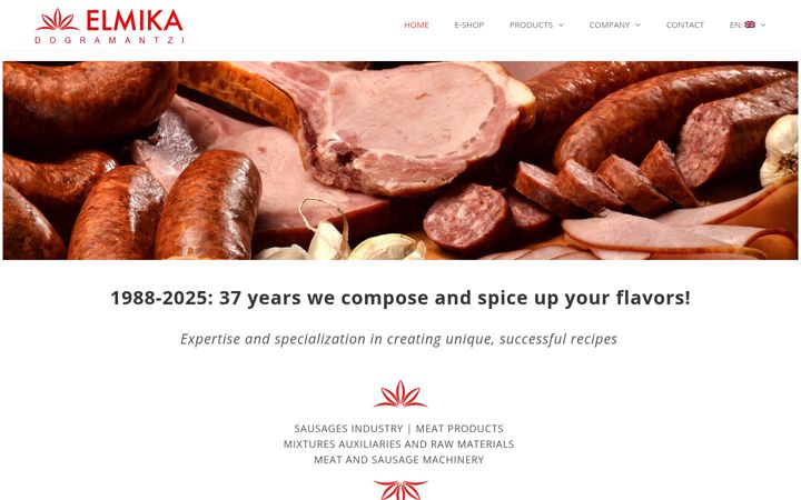Screenshot of elmika.gr