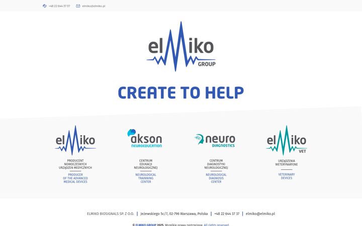 Screenshot του elmikogroup.com