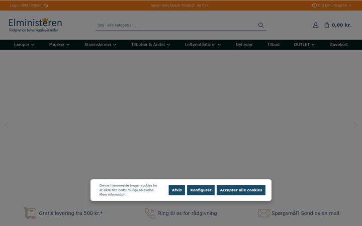 Screenshot of elministeren.dk