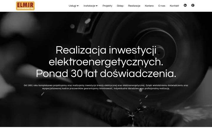 Snímek obrazovky elmir-lubliniec.pl