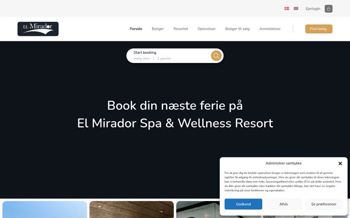 Screenshot di elmirador.dk