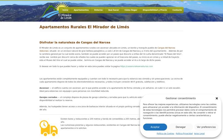 Screenshot of elmiradordelimes.com