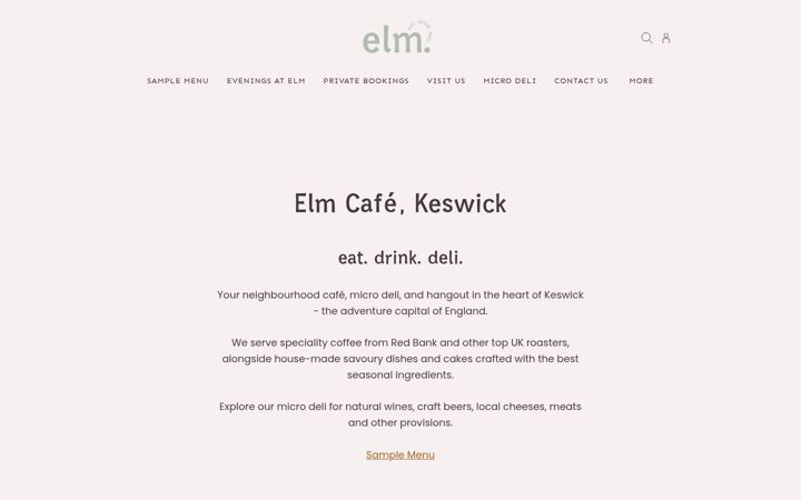 Screenshot von elmlakedistrict.co.uk