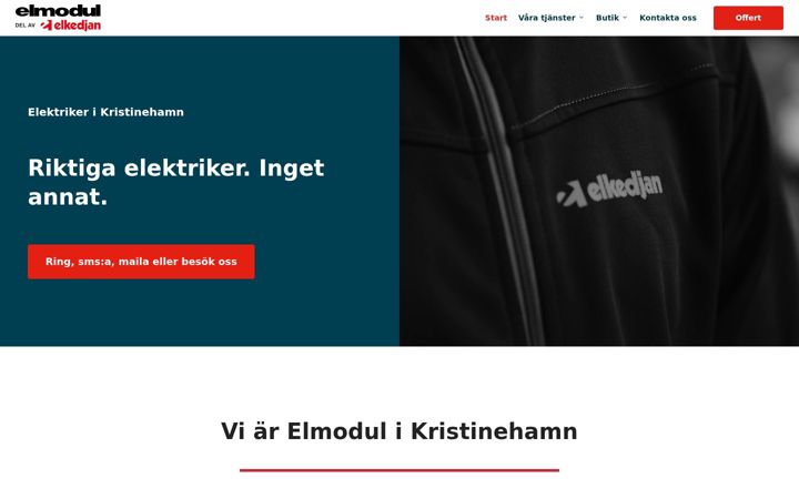 Skjermbilde av elmodul.se