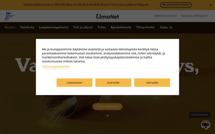 Screenshot of elmonet.fi