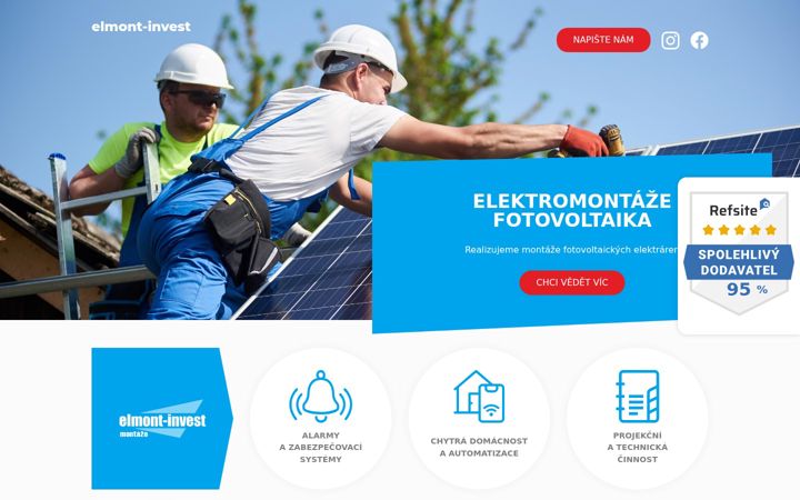 Screenshot of elmont-invest.com