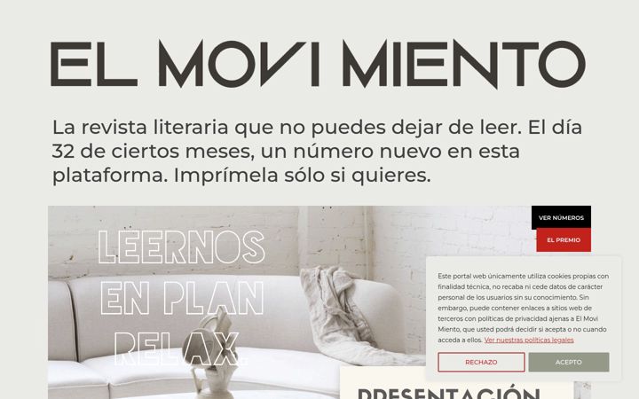 Posnetek zaslona elmovimiento.es