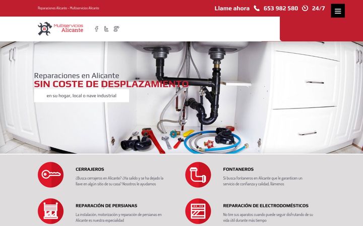 Posnetek zaslona elmultiserviciosalicante.es