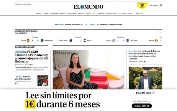 Screenshot of elmundo.es