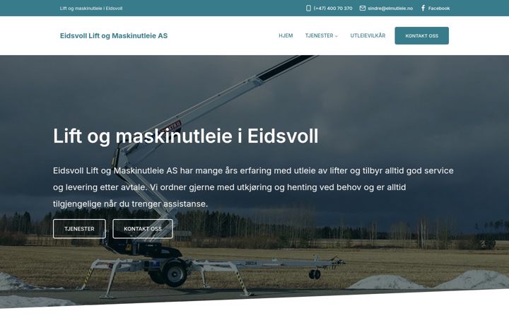 Screenshot van elmutleie.no
