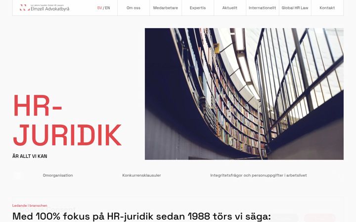 Skjermbilde av elmzell.se