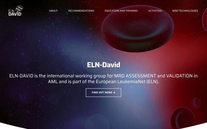 Skærmbillede af eln-david.org