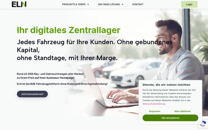 Screenshot ta' eln.de