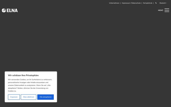 Screenshot ta' elna.de