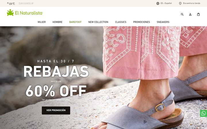 Screenshot of elnaturalista.com