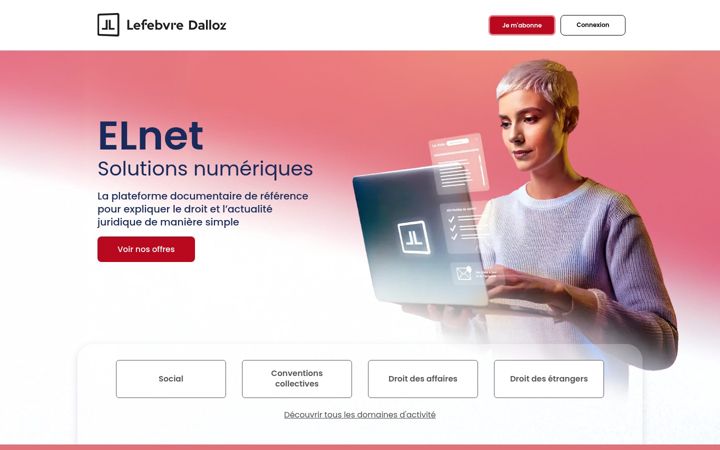 Screenshot of elnet.fr