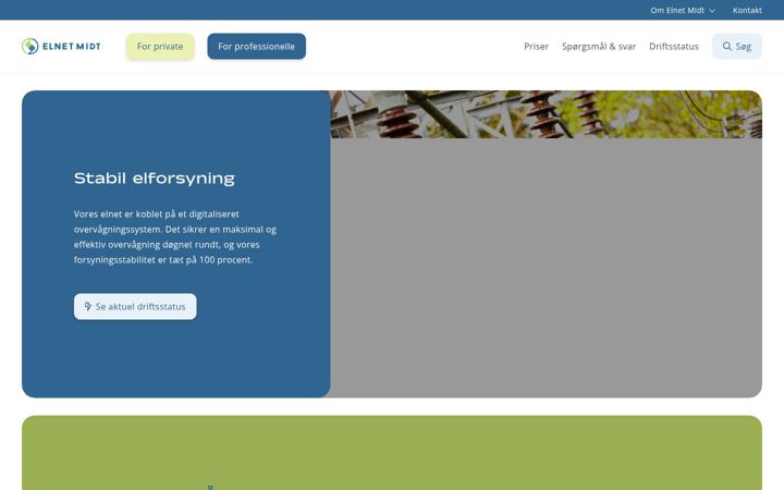 Screenshot of elnetmidt.dk