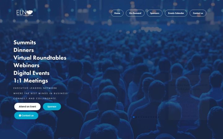 Screenshot of elnevents.com
