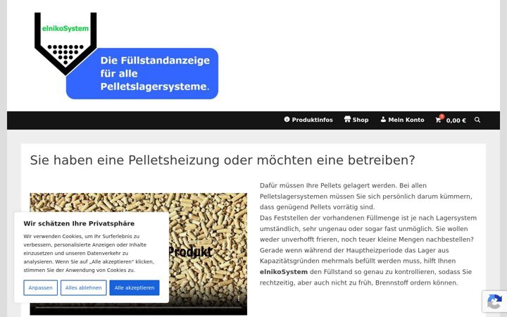 Screenshot ta' elnikosystem.de