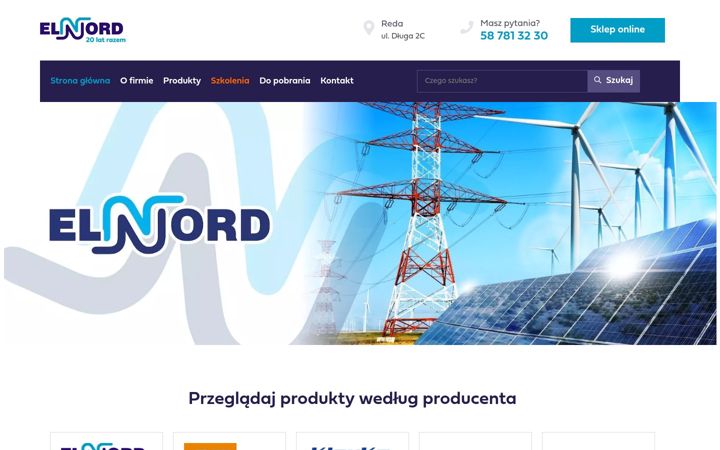 Screenshot of elnord.pl