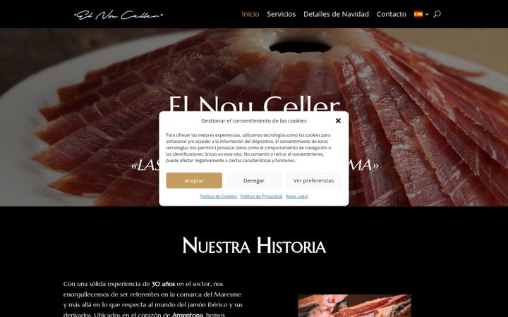 Screenshot of elnouceller.com