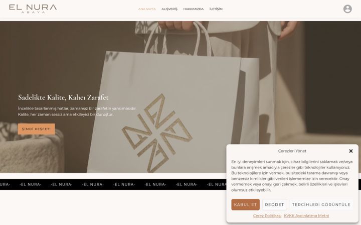 Screenshot of elnuraabaya.com