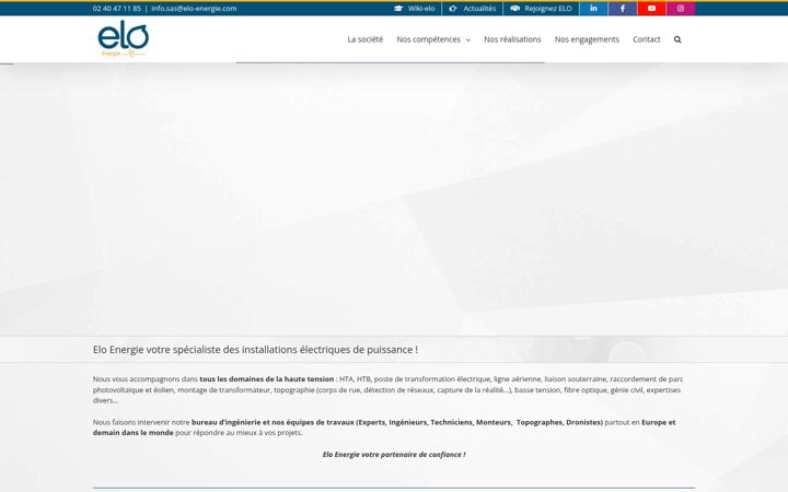 Screenshot of elo-energie.com