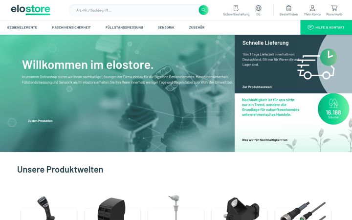 Screenshot of elo.store