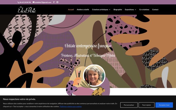 Screenshot ta' elobibie.fr