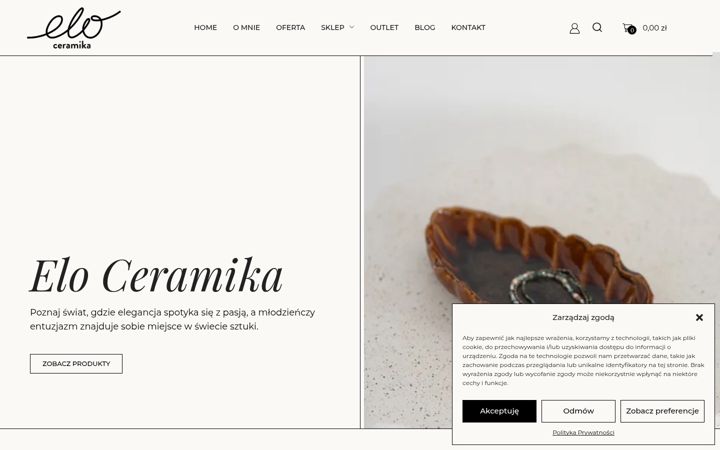 Screenshot of eloceramika.pl