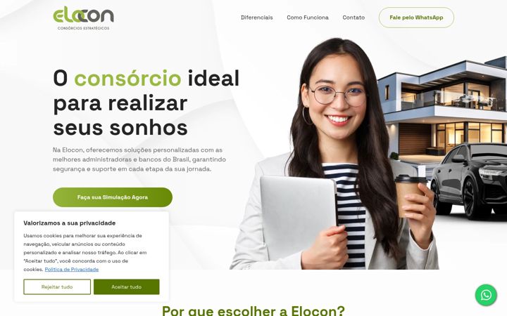 Екранна снимка на eloconconsorcios.com.br