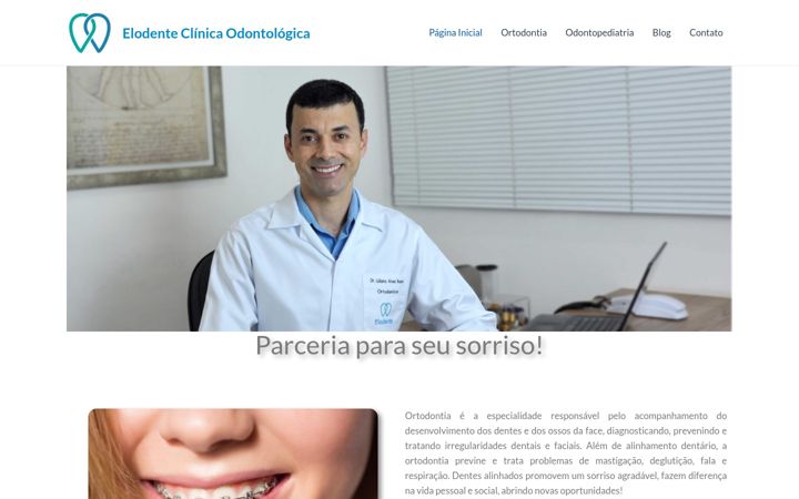 Екранна снимка на elodente.com.br