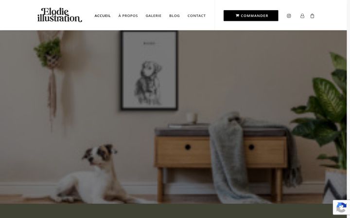 Screenshot of elodie-illustration.fr
