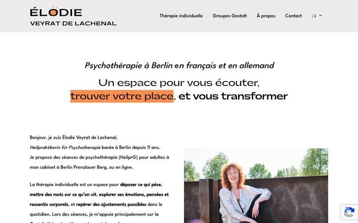Screenshot of elodie-vdl.com